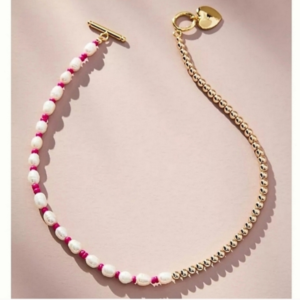 Anthropologie Sage Heart Pendant Necklace 96$